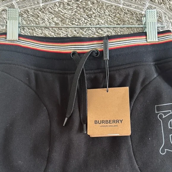 Burberry Black Skirt with Logo